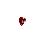 Lebanon Heart Map Pin